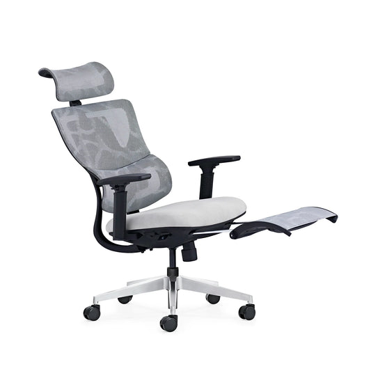HKM-449939 Ergonomic High Back Mesh Office Chair with Adjustable Footrest and 3D Armrests