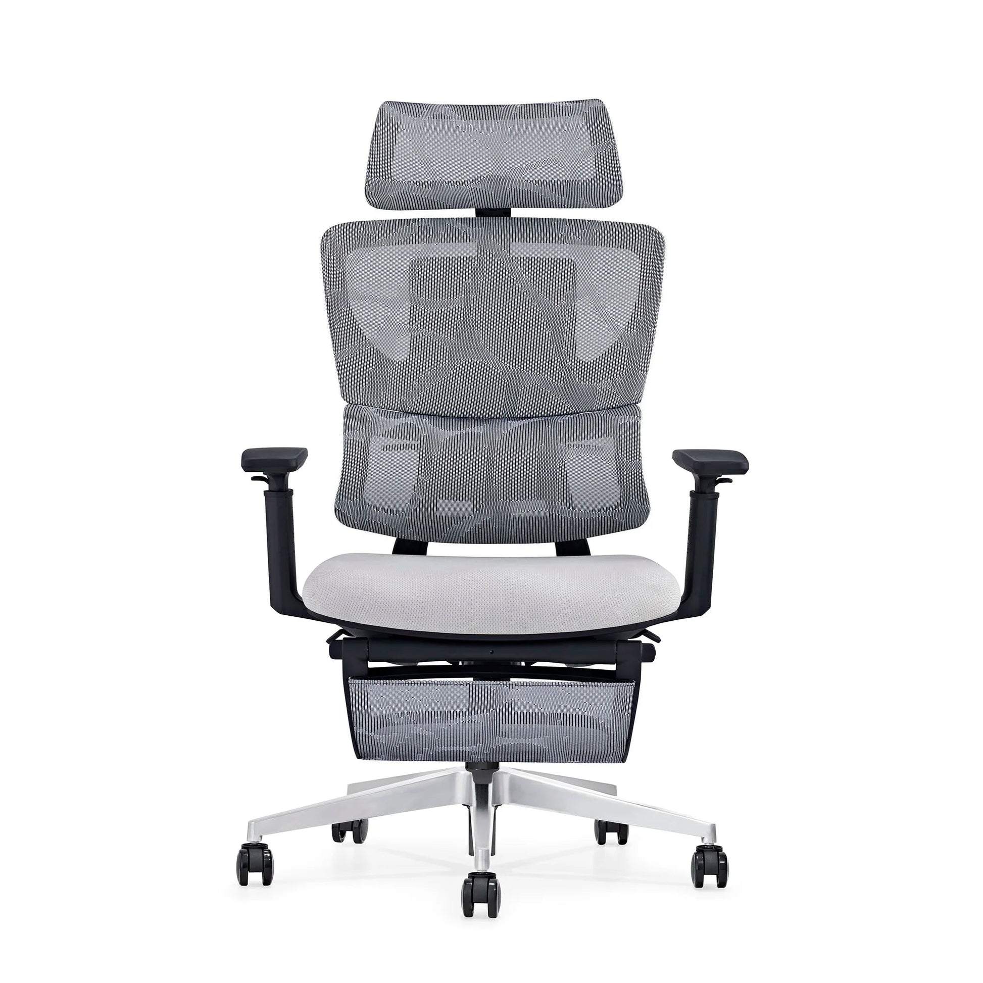HKM-449939 Ergonomic High Back Mesh Office Chair with Adjustable Footrest and 3D Armrests