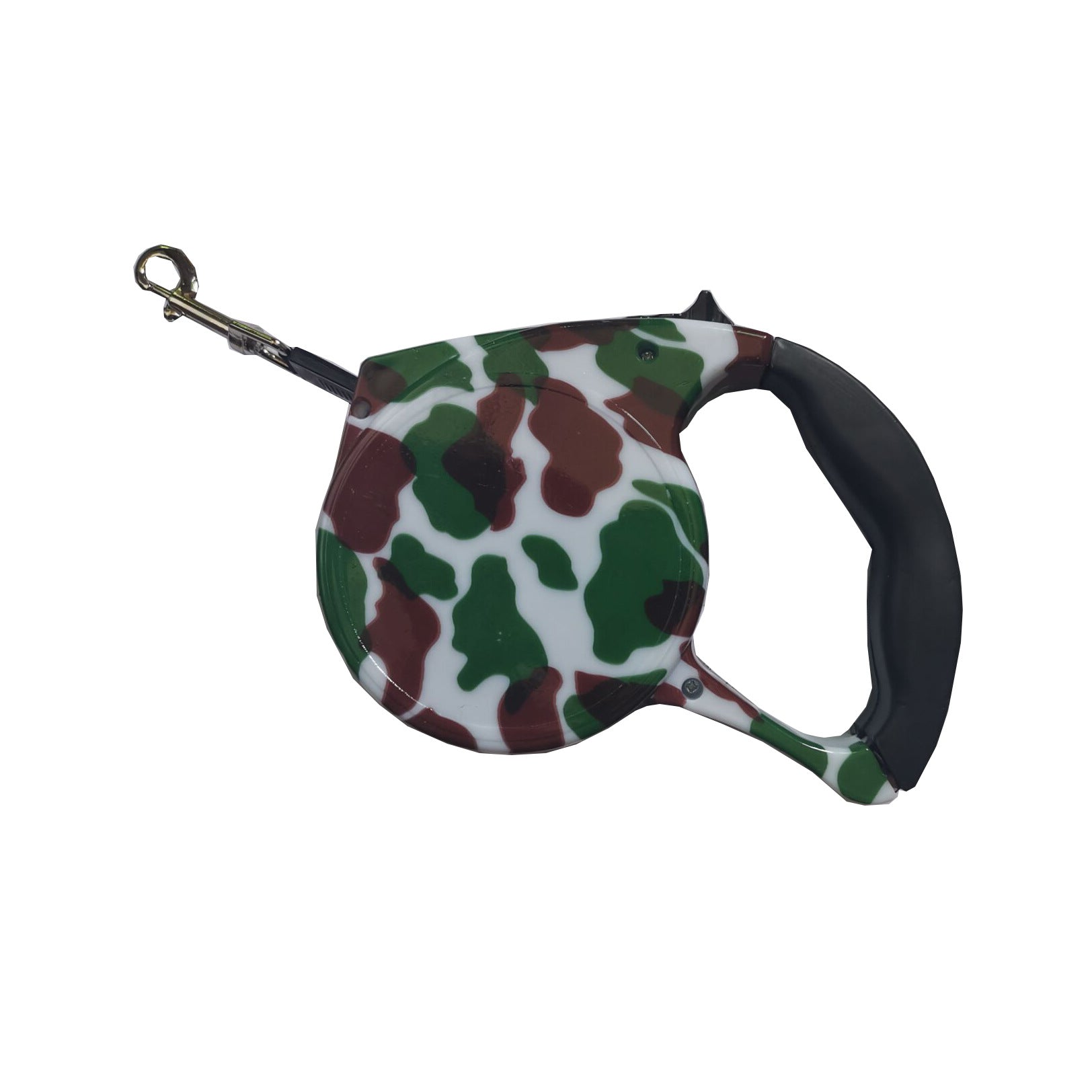 HKM-4499773 Automatic Multicolor Dog Traction Rope - 5m Adjustable Flat Belt with Cute Designs