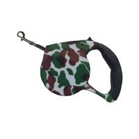 HKM-4499773 Automatic Multicolor Dog Traction Rope - 5m Adjustable Flat Belt with Cute Designs