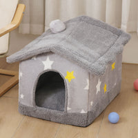 HKM-4500029 Cozy Closed Thermal Comfort Nest for Puppies in Various Colors