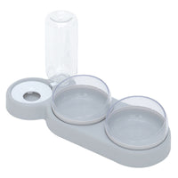HKM-4500157 Automatic Pet Feeder with Water Fountain for Cats and Dogs - Double Food and Water Bowl with Raised Stand