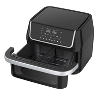 HKM-450067 10L Air Fryer Oven with Steam Function for Versatile Kitchen Cooking