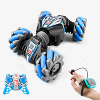 HKM-450067 Gesture Sensor Remote Control Stunt Car - 360 Rotating Twist Toy for Kids, Indoor-Outdoor Use
