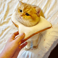 HKM-4502205 Cute Cartoon Bread Slice Headgear Accessory - Soft Cloth Material, Multiple Sizes Available