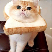 HKM-4502205 Cute Cartoon Bread Slice Headgear Accessory - Soft Cloth Material, Multiple Sizes Available