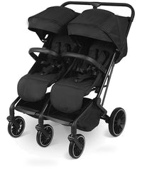 HKM-4502867 twin stroller studio view in black