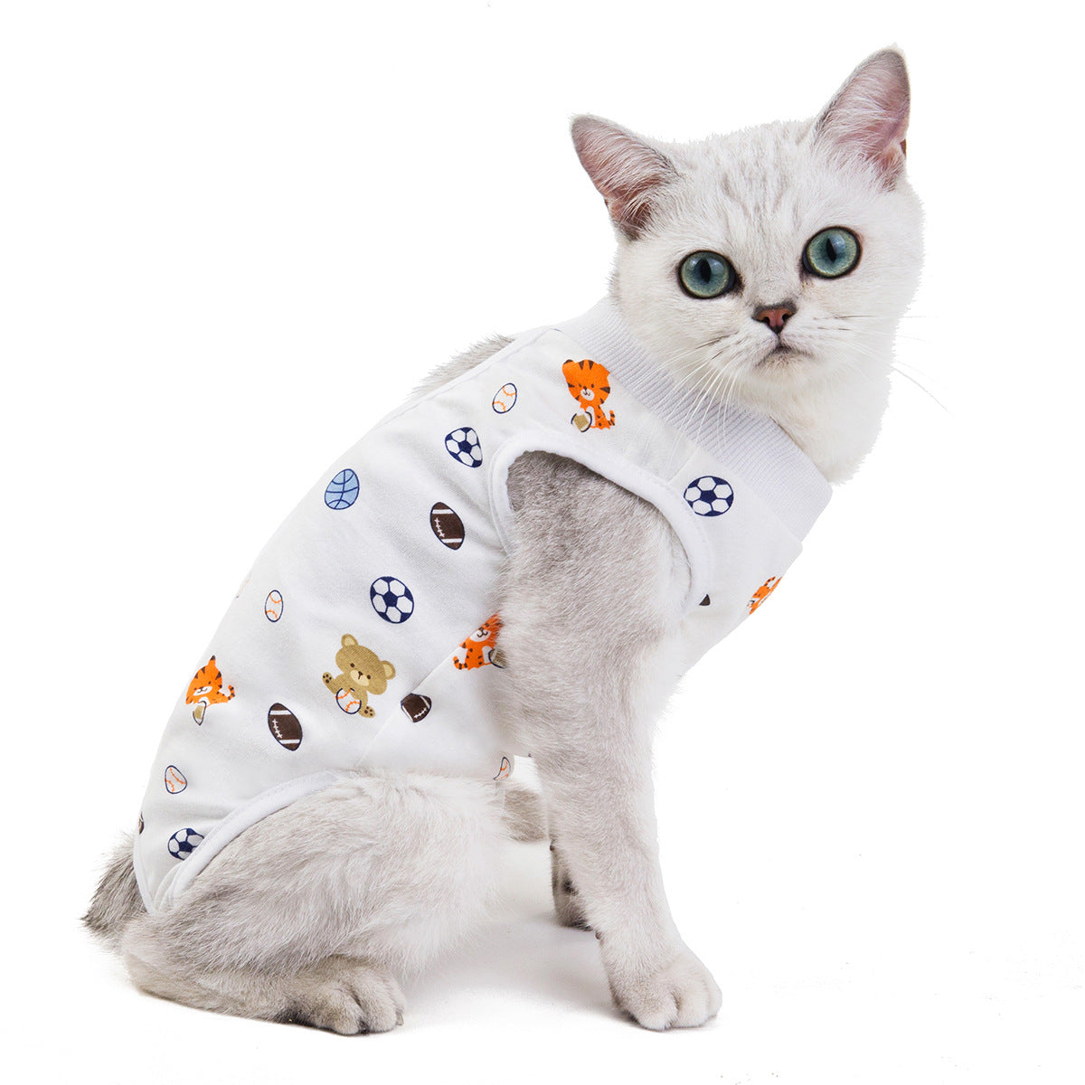 HKM-4504125 Breathable Cotton Physiological Pants for Pets in Fun Colors