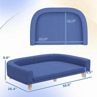HKM-4504381 Large Dog Sofa Couch Bed with Washable Cushion for Comfort and Easy Maintenance