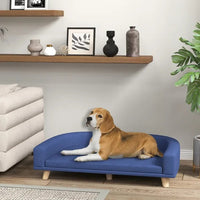 HKM-4504381 Large Dog Sofa Couch Bed with Washable Cushion for Comfort and Easy Maintenance