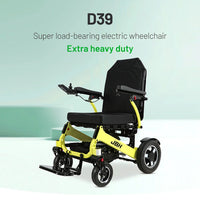 HKM-450515 Lightweight 300kg Capacity Electric Wheelchair for Elderly - Model D39 with Removable Lithium Battery