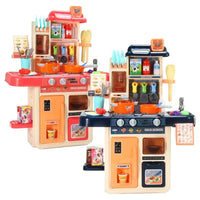 HKM-450643 Mini Kitchen Playset for Kids - Pretend Cooking Toy Set for Ages 0-14 Years, Durable Plastic Kitchen Accessories