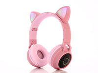 HKM-450707 Wireless Bluetooth Cat Ears Gaming Headset - Stereo, 10m Range, Multiple Colors