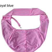 HKM-4507965 One-Shoulder Messenger Pet Backpack for Small Dogs and Puppies - Soft Fleece and Cotton, Multiple Colors Available