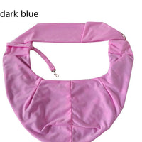 HKM-4507965 One-Shoulder Messenger Pet Backpack for Small Dogs and Puppies - Soft Fleece and Cotton, Multiple Colors Available
