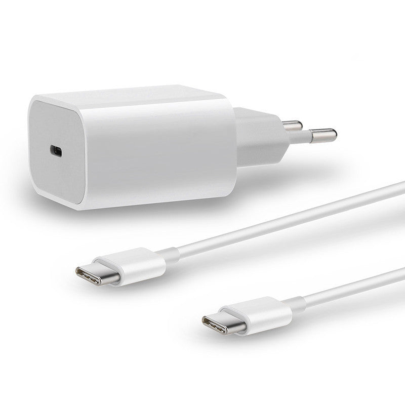 HKM-450835 20W USB-C Power Adapter with 1 Meter Fast Charging Cable - Travel Charger for Convenient Use