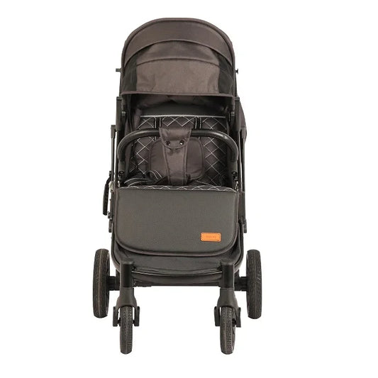 HKM-450835 Aluminium Alloy Baby Stroller with Durable Anodized Frame for Enhanced Stability