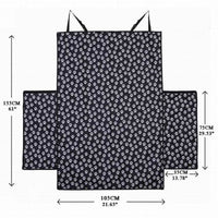 HKM-450835 Waterproof Dog Car Mat with Paw Print Design for SUV and Trunk Protection