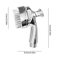 HKM-4508989 2-in-1 Dog Shower Hose Attachment with Soft Silicone Comb and Ergonomic Grip