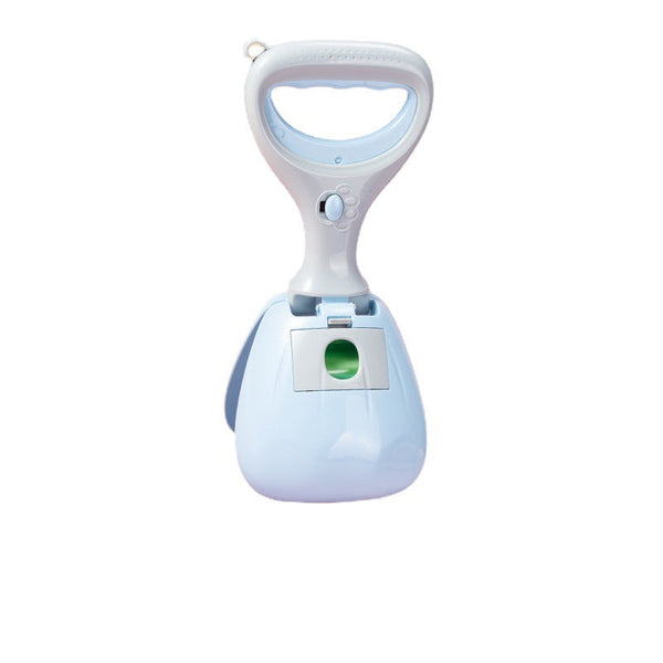 HKM-4509501 Dog Poop Picker Tool with Large Diameter Caliber - Plastic Cleaning Supply in Purple/Blue Styles