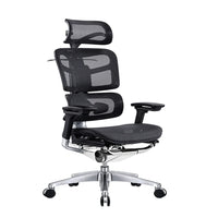 HKM-451091 Ergonomic High Back Office Chair with Adjustable Mesh Design and Swivel Headrest
