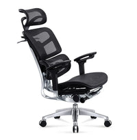 HKM-451091 Ergonomic High Back Office Chair with Adjustable Mesh Design and Swivel Headrest