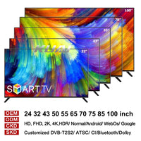 HKM-451155 Smart LED TV 32" to 70" with 4K Ultra HD and Full HD Resolution