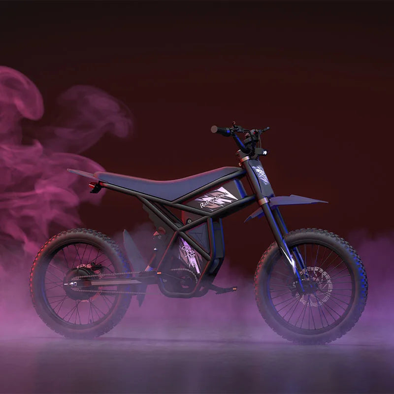 HKM-451347 60V Fat Tire Electric Mountain Bike, 3000W for US & 250W for EU, 3-Speed, Hydraulic Disc Brakes, 140-280KM Range