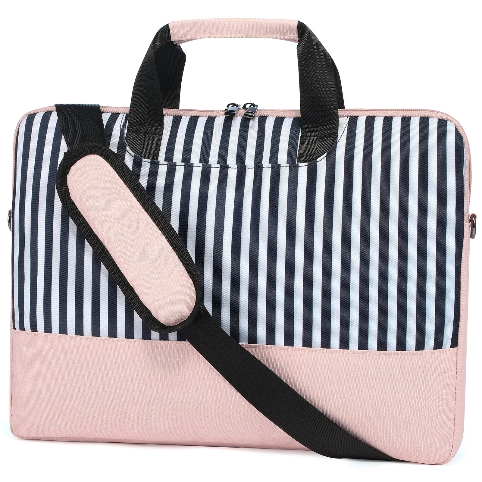 HKM-451347 Women's Laptop Bag for 15.6 Inch Laptop - Stylish Computer Briefcase with 4 Compartments for Work and Travel