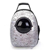 HKM-4513725 Portable Pet Backpack with Transparent Cover and Ventilation Holes for Cats and Dogs