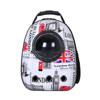 HKM-4513725 Portable Pet Backpack with Transparent Cover and Ventilation Holes for Cats and Dogs