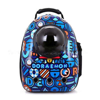 HKM-4513725 Portable Pet Backpack with Transparent Cover and Ventilation Holes for Cats and Dogs