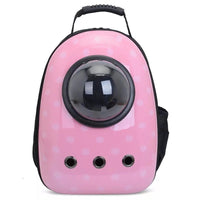 HKM-4513725 Portable Pet Backpack with Transparent Cover and Ventilation Holes for Cats and Dogs
