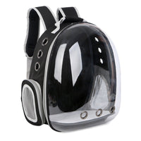 HKM-4513725 Portable Pet Backpack with Transparent Cover and Ventilation Holes for Cats and Dogs