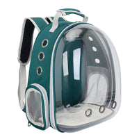 HKM-4513725 Portable Pet Backpack with Transparent Cover and Ventilation Holes for Cats and Dogs