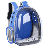 HKM-4513725 Portable Pet Backpack with Transparent Cover and Ventilation Holes for Cats and Dogs
