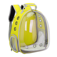 HKM-4513725 Portable Pet Backpack with Transparent Cover and Ventilation Holes for Cats and Dogs