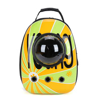 HKM-4513725 Portable Pet Backpack with Transparent Cover and Ventilation Holes for Cats and Dogs