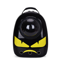 HKM-4513725 Portable Pet Backpack with Transparent Cover and Ventilation Holes for Cats and Dogs