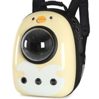 HKM-4513725 Portable Pet Backpack with Transparent Cover and Ventilation Holes for Cats and Dogs