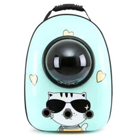HKM-4513725 Portable Pet Backpack with Transparent Cover and Ventilation Holes for Cats and Dogs