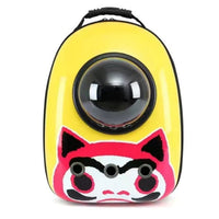 HKM-4513725 Portable Pet Backpack with Transparent Cover and Ventilation Holes for Cats and Dogs