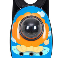HKM-4513725 Portable Pet Backpack with Transparent Cover and Ventilation Holes for Cats and Dogs