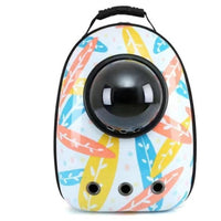 HKM-4513725 Portable Pet Backpack with Transparent Cover and Ventilation Holes for Cats and Dogs