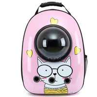 HKM-4513725 Portable Pet Backpack with Transparent Cover and Ventilation Holes for Cats and Dogs