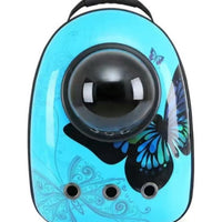 HKM-4513725 Portable Pet Backpack with Transparent Cover and Ventilation Holes for Cats and Dogs