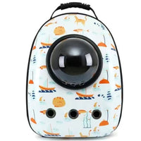 HKM-4513725 Portable Pet Backpack with Transparent Cover and Ventilation Holes for Cats and Dogs