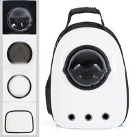 HKM-4513725 Portable Pet Backpack with Transparent Cover and Ventilation Holes for Cats and Dogs