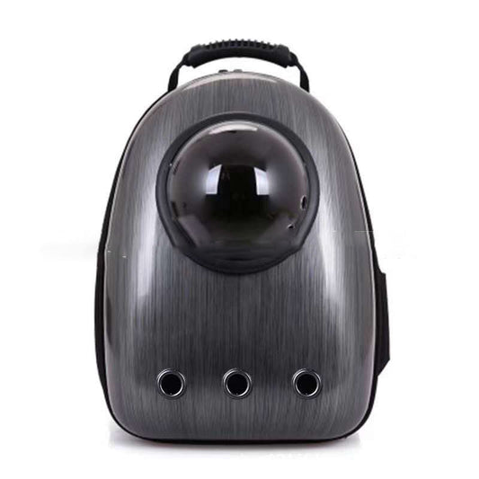 HKM-4513725 Portable Pet Backpack with Transparent Cover and Ventilation Holes for Cats and Dogs