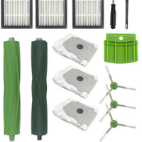 HKM-451475 i7 Sweeping Robot Accessories - Main Brush, Side Brush, Filter, and Dust Collection Bags